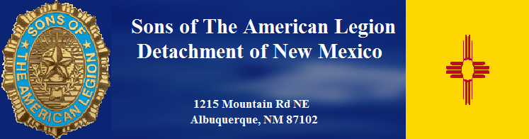 Welcome to Sons of The American Legion Detachment of New Mexico